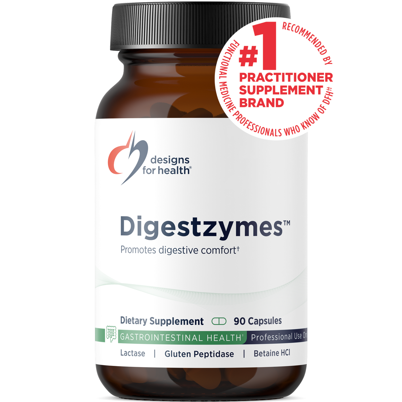 Designs for Health Digestzymes 60 caps thumbnail 2