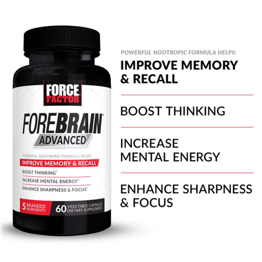 Force Factor Forebrain Advanced – 60 Capsules thumbnail 2