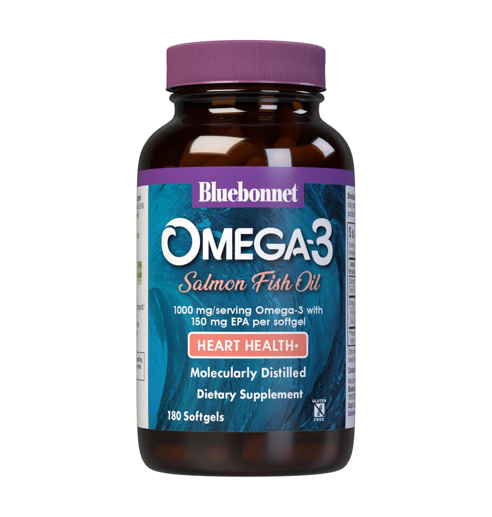 Bluebonnet Nutrition Omega-3 Salmon Oil 90 Softgels thumbnail 2