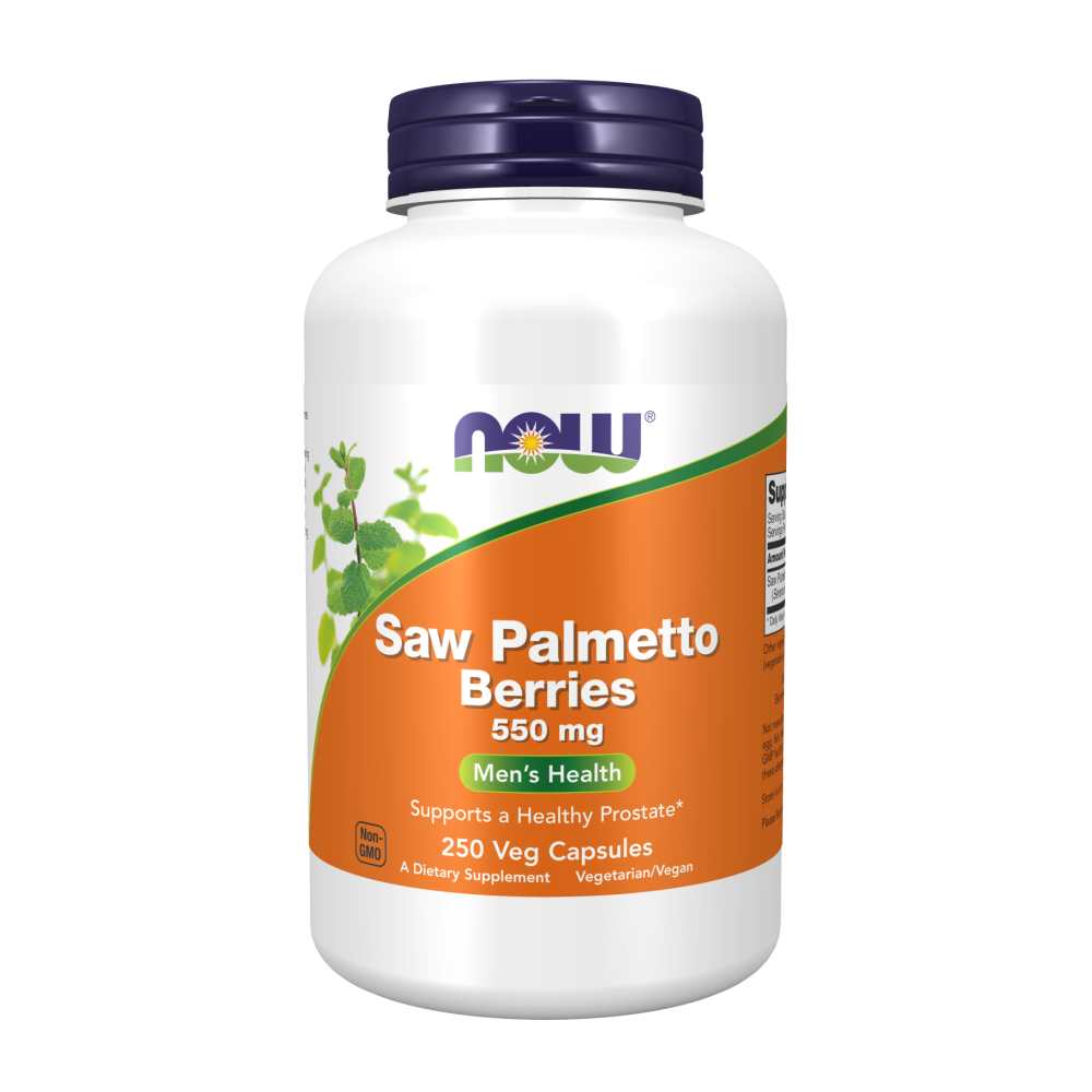 Now Foods Saw Palmetto Berries 550mg – Prostate Health Support – 100 Veg Capsules thumbnail 2
