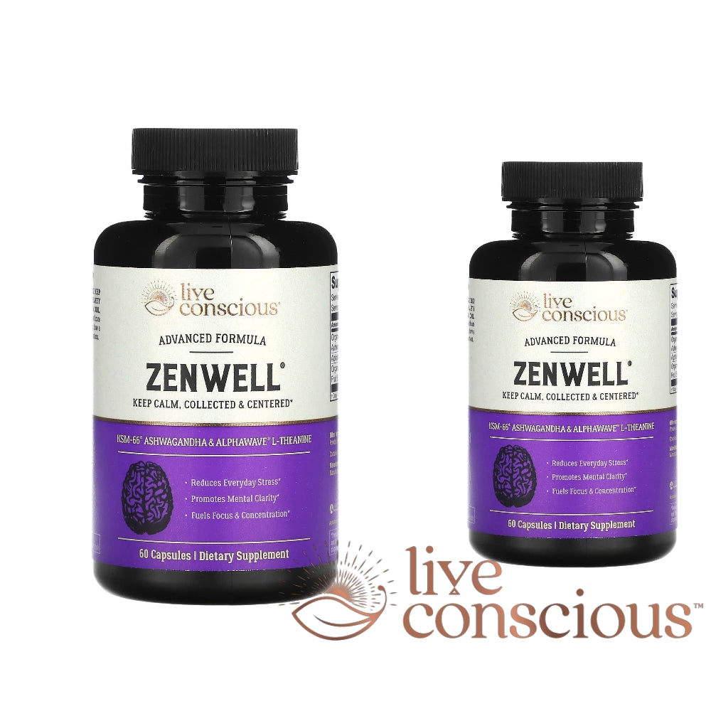 Zen Well Ashwagandha Advanced Formula | Stress Relief & Focus | 60 Capsules. thumbnail 4
