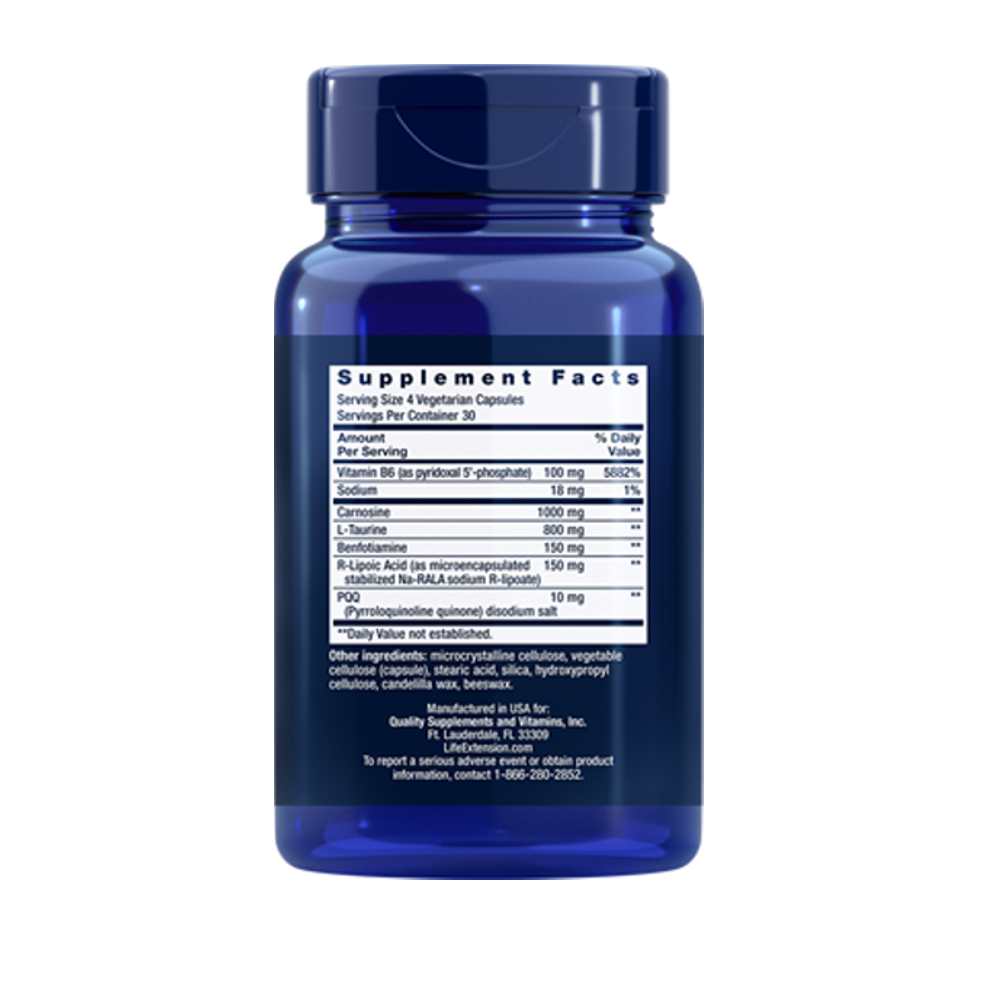 Life Extension Mitochondrial Energy Optimizer with PQQ 120 vegetarian capsules thumbnail 2