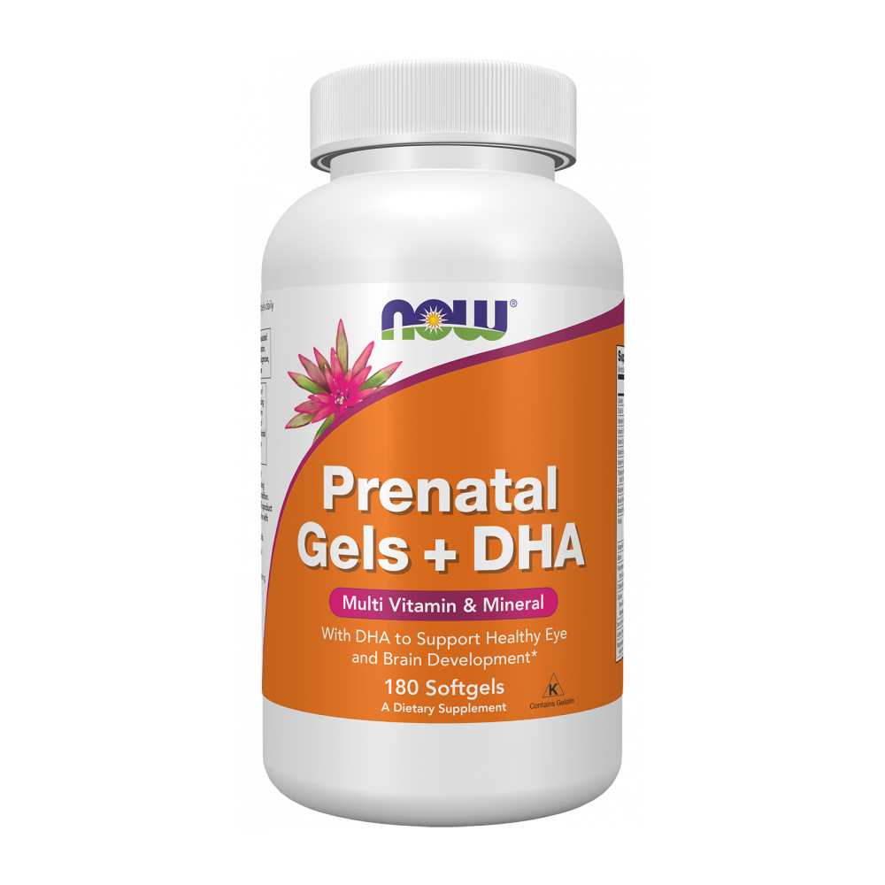 Now Foods Prenatal Gels + Dha – Multivitamin with Dha for Pregnancy – 90 Softgels thumbnail 2