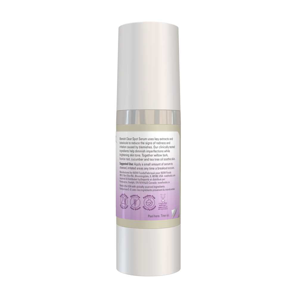 Now Foods Blemish Clear Spot Serum – Tea Tree & Willow Bark Clarifying Formula – Targeted Acne Treatment – 15 M L thumbnail 2