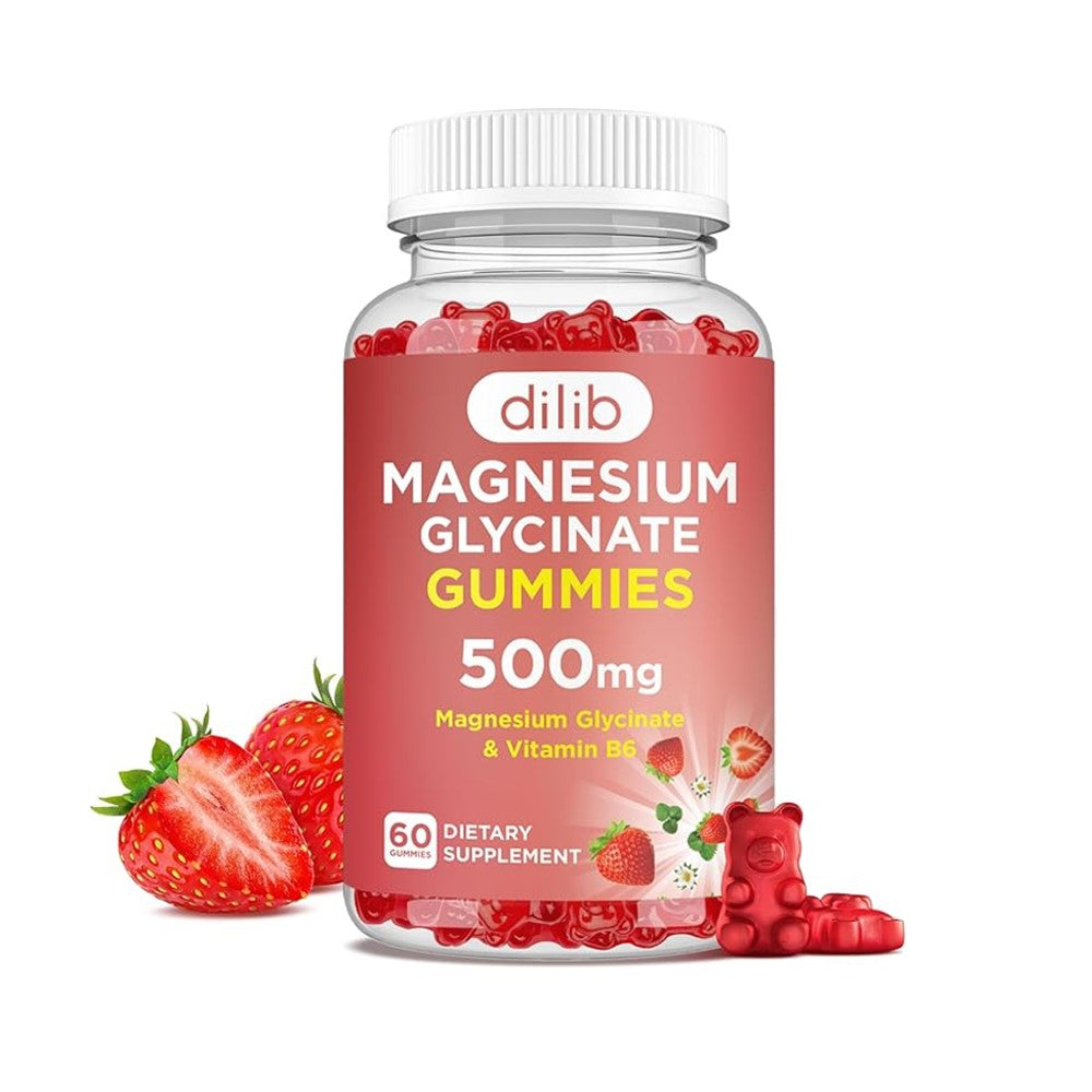 Magnesium Glycinate Gummies 500mg By Dilib Plus Zinc And Calcium thumbnail 5