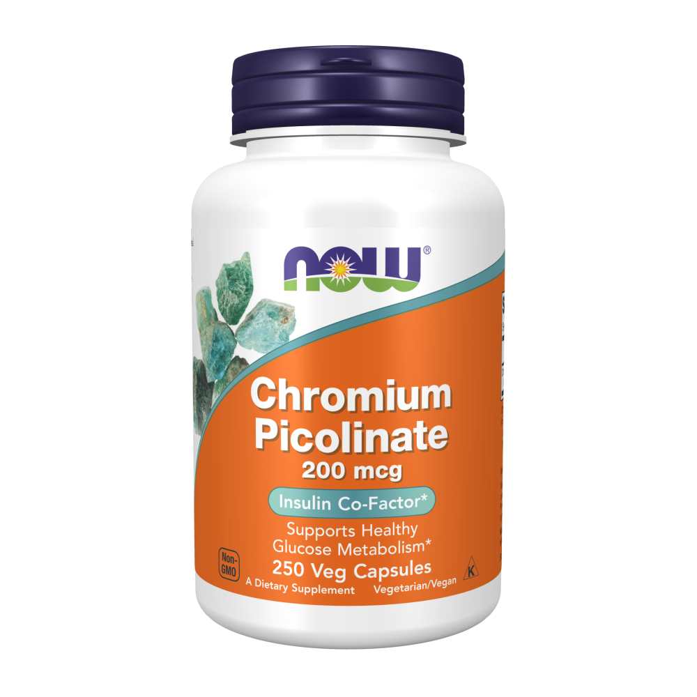 Now Foods Chromium Picolinate 200 Mcg – Supports Healthy Glucose Metabolism – 100 Veg Capsules thumbnail 2