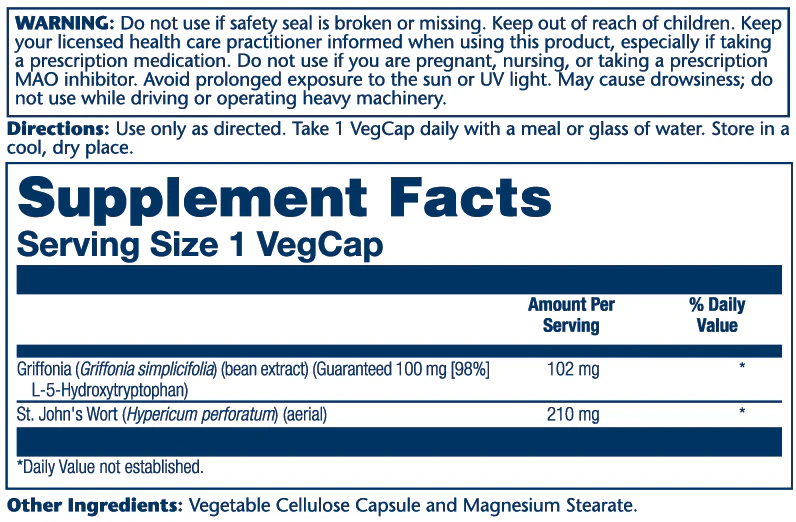 Solaray 5-Htp 100mg 30 Caps thumbnail 2