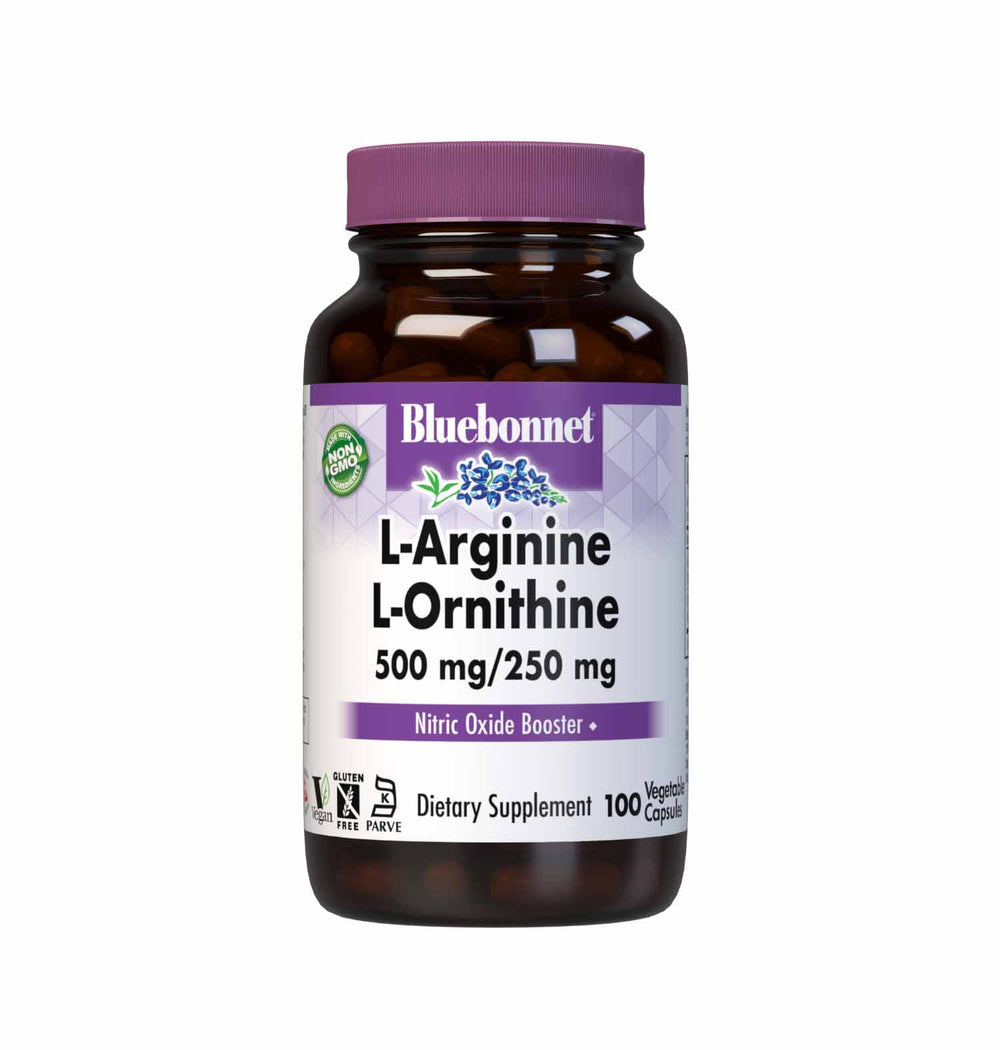Bluebonnet Nutrition L-Arginine L-Ornithine 500 Mg/250 Mg 50 Caps thumbnail 2