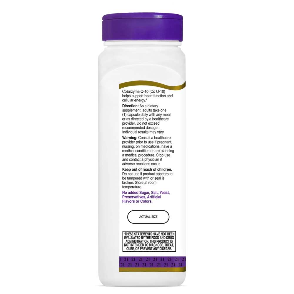 21st Century Co Q-10 200 Mg 120 Cap thumbnail 2
