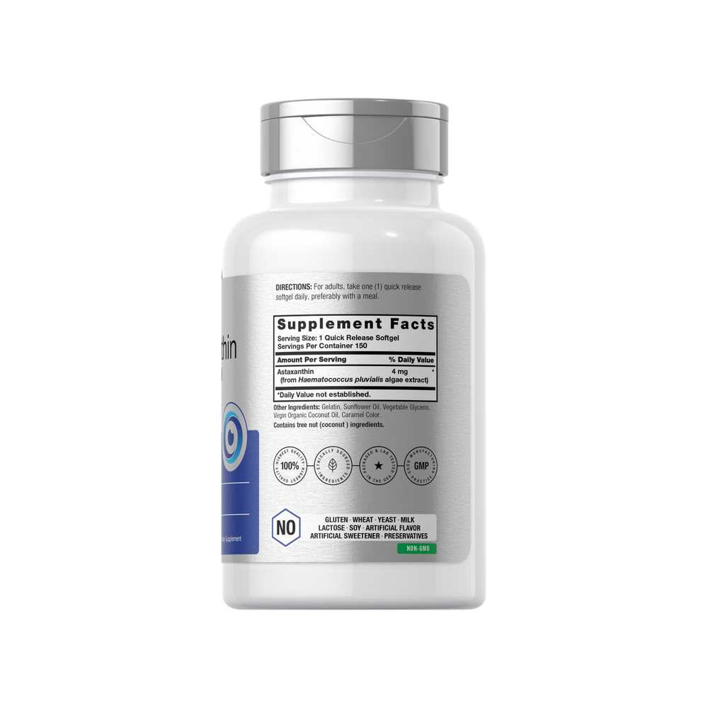 Horbäach Astaxanthin 4mg | 150 Softgels thumbnail 2