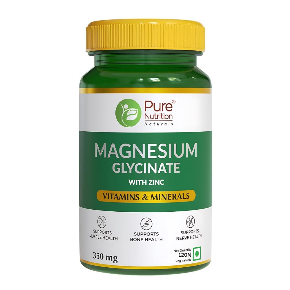 Pure Nutrition Magnesium Glycinate With Zinc 350MG thumbnail 3