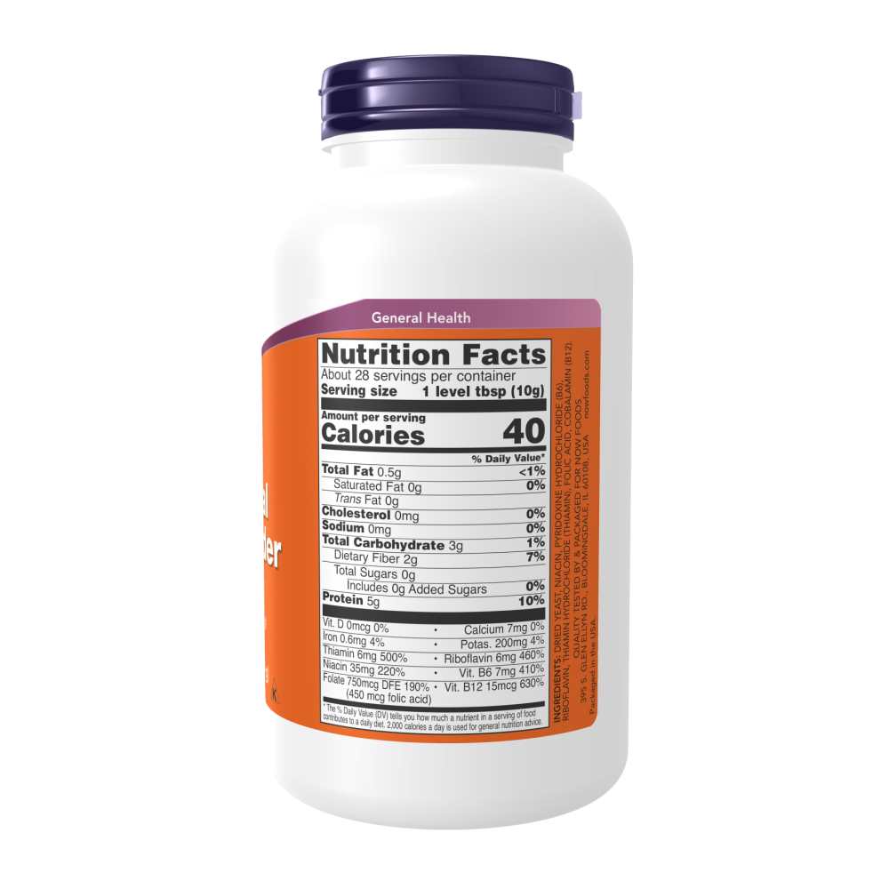 Now Foods Nutritional Yeast – B-Vitamin Fortified Superfood Powder – 10 Oz (284 G) thumbnail 2
