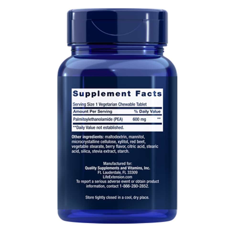 Life Extension Discomfort Relief (berry) – 60 Vegetarian Chewable Tablets thumbnail 2