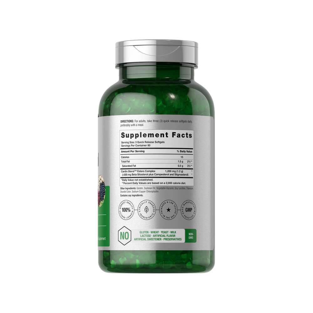 Horbäach Beta Sitosterol 1200mg per Serving | 240 Softgel thumbnail 2