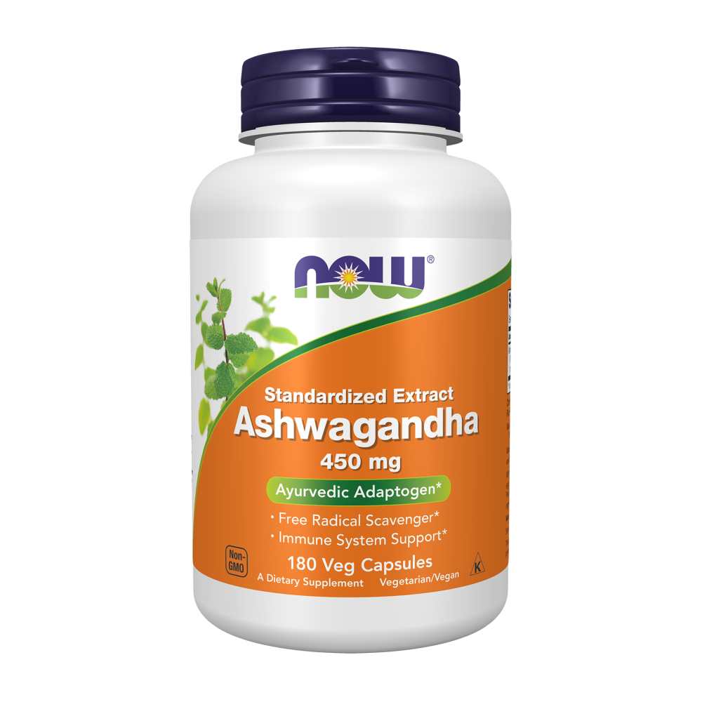 Now Foods Ashwagandha 450mg – Standardized Extract – Stress & Immune Support – 90 Veg Capsules thumbnail 3