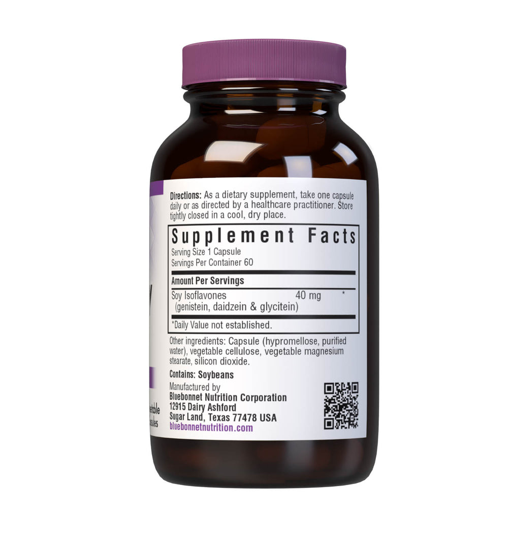Bluebonnet Nutrition Non-Gmo Soy Isoflavones 60 Caps thumbnail 2