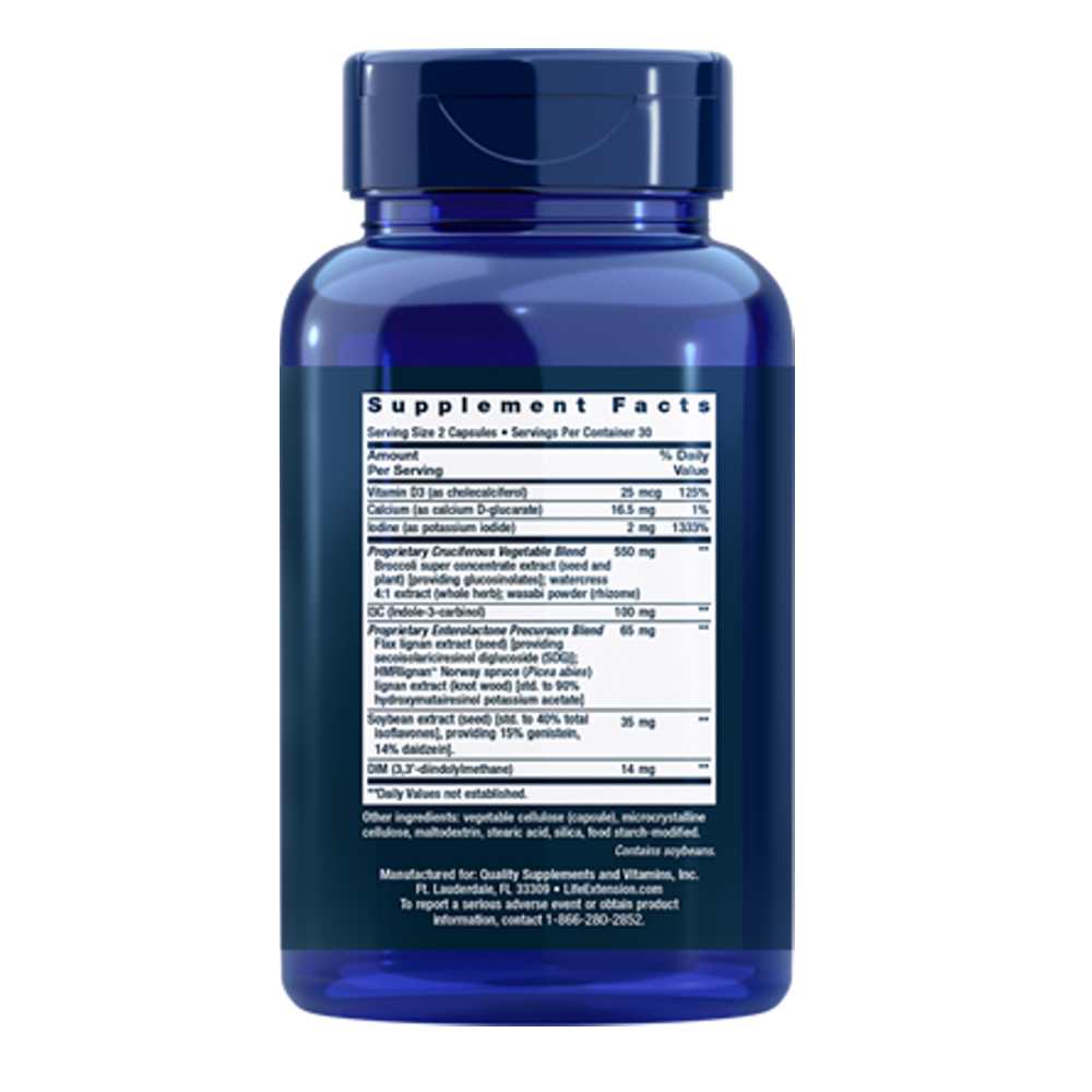 Life Extension Breast Health Formula – 60 Capsules thumbnail 2