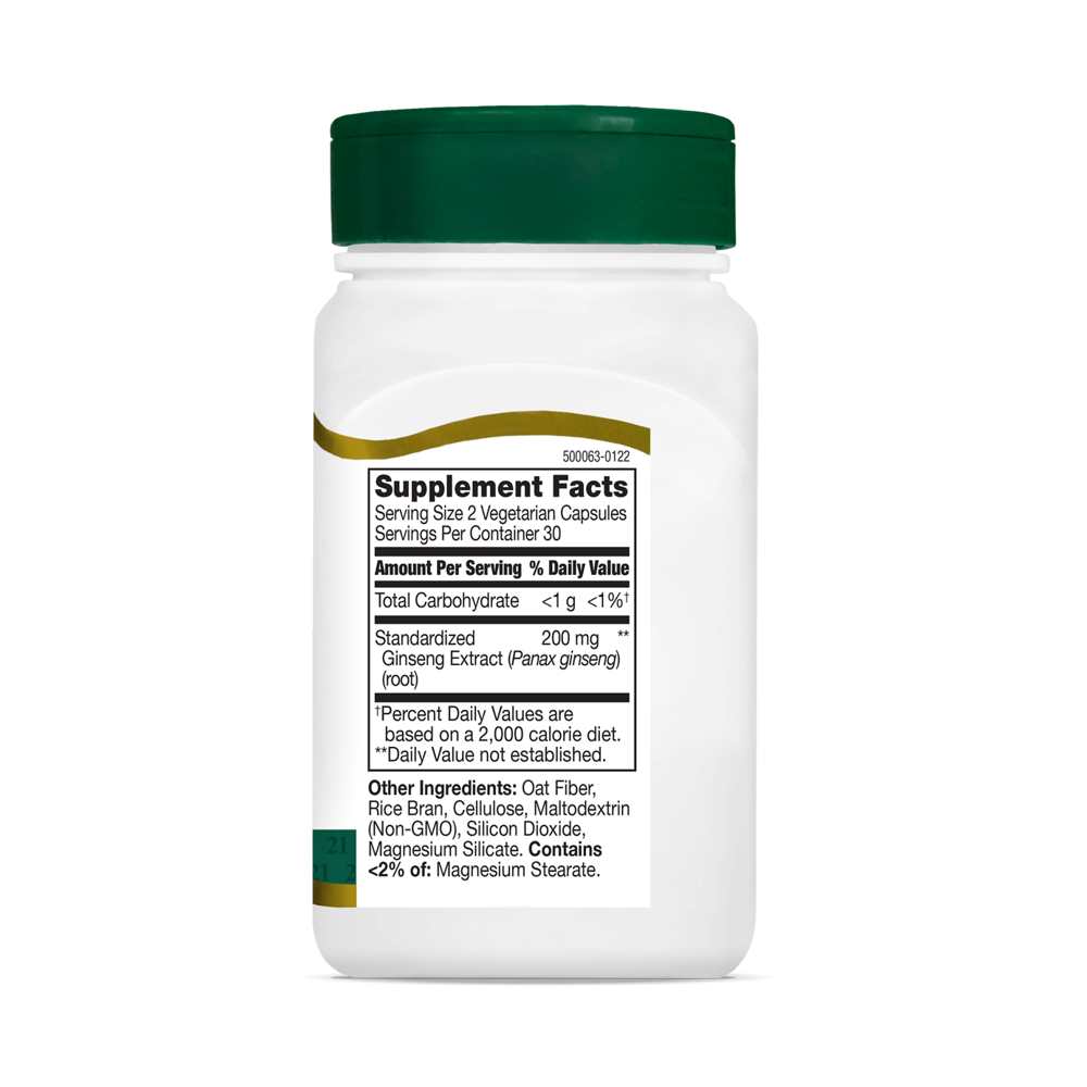 21st Century Ginseng Extract Standardized 60 Caps thumbnail 2