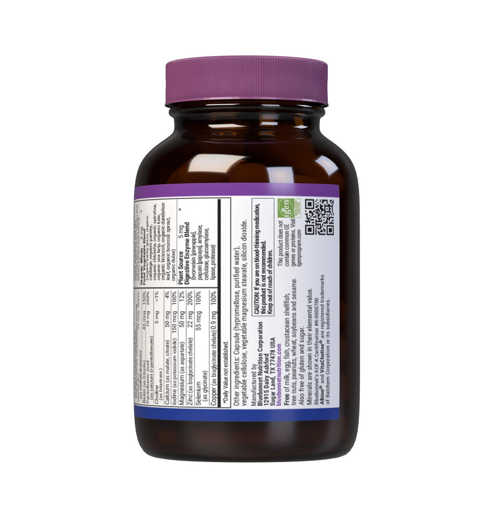 Bluebonnet Nutrition One for Men 40+ Whole Food-Based Multiple 30 Caps thumbnail 2