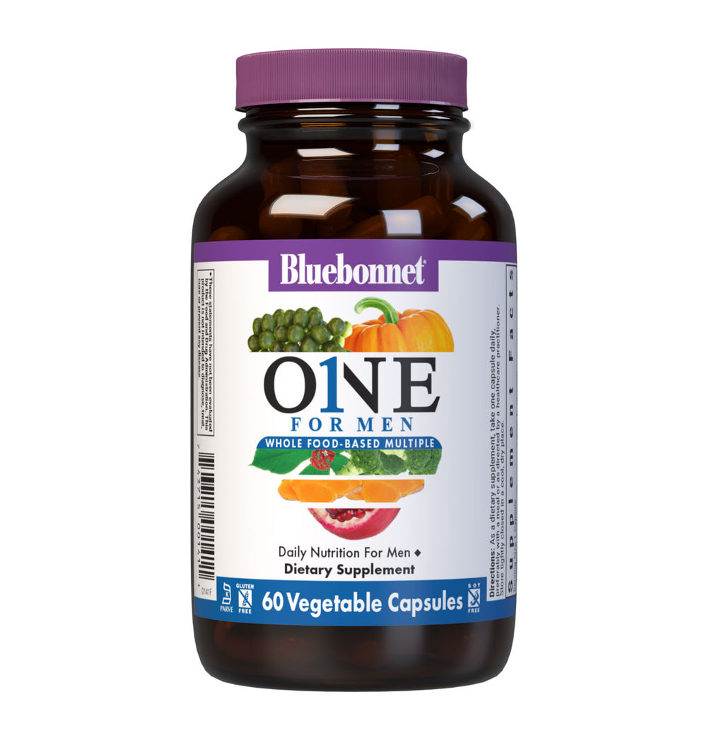 Bluebonnet Nutrition One for Men Whole Food-Based Multiple 30 Caps thumbnail 2