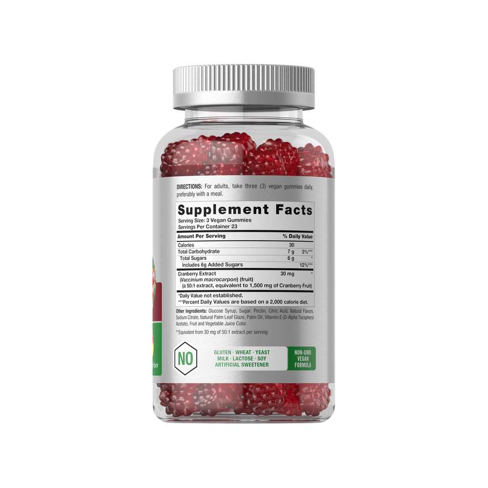 Horbäach Cranberry 1500mg per Serving | 70 Gummies thumbnail 2