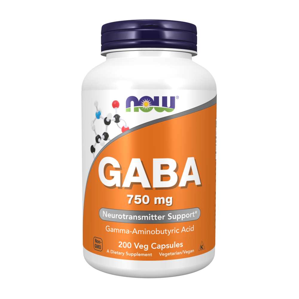 Now Foods Gaba 750 Mg – Gamma-Aminobutyric Acid for Neurotransmitter Support – 100 Veg Capsules thumbnail 2