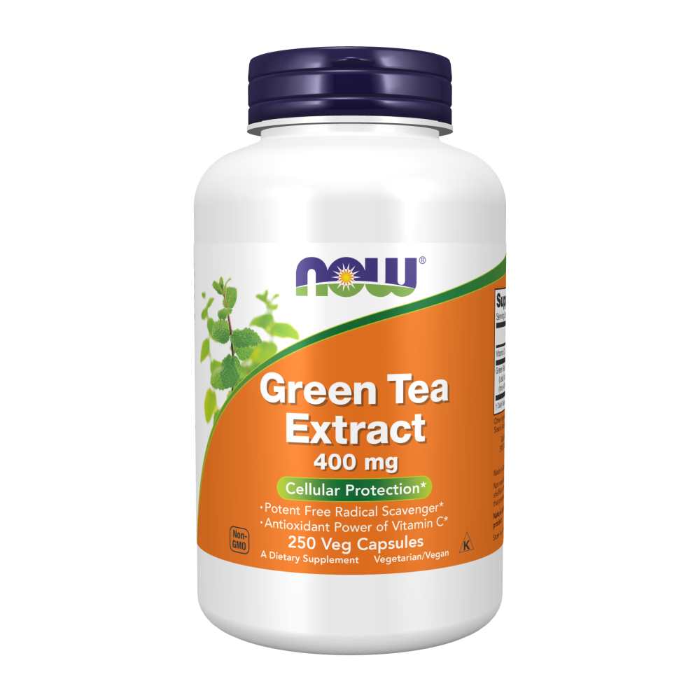NOW Green Tea Extract 400mg – Cellular Protection & Antioxidant Support | 100 Veg Capsules thumbnail 2