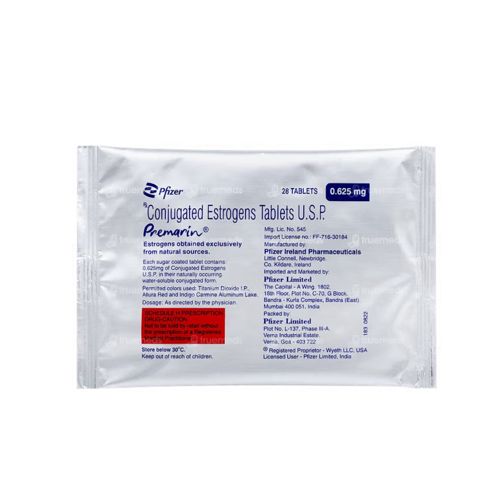 Premarin Tablets 0.625 Mg Conjugated Estrogens ( Pfizer Limited ) 28 Tablets thumbnail 2