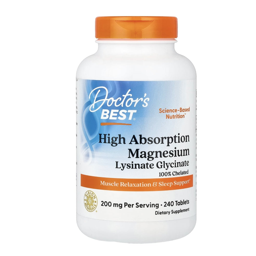 Doctor's Best High Absorption Magnesium Lysinate Glycinate – 120 Veggie Capsules thumbnail 6
