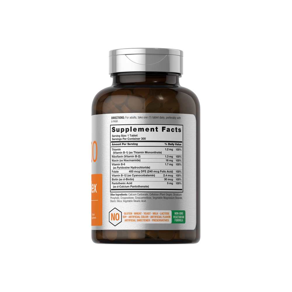 Horbäach Vitamin B-100 Complex | 300 Tablets thumbnail 2