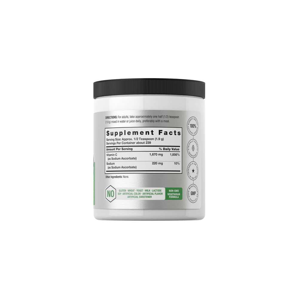 Horbäach Vitamin C Sodium Ascorbate | 16oz Powder thumbnail 2