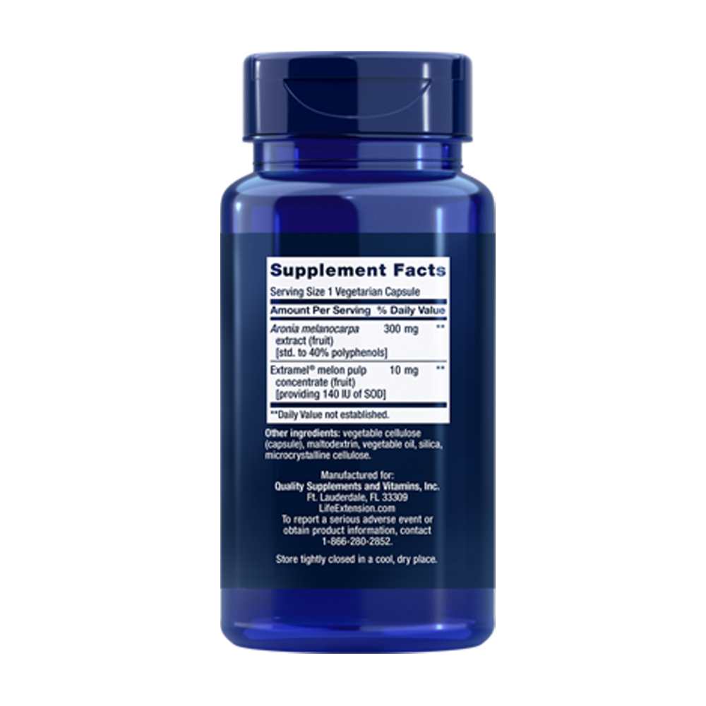 Life Extension Sod Booster (superoxide Dismutase) 30 Vegetarian Capsules thumbnail 2