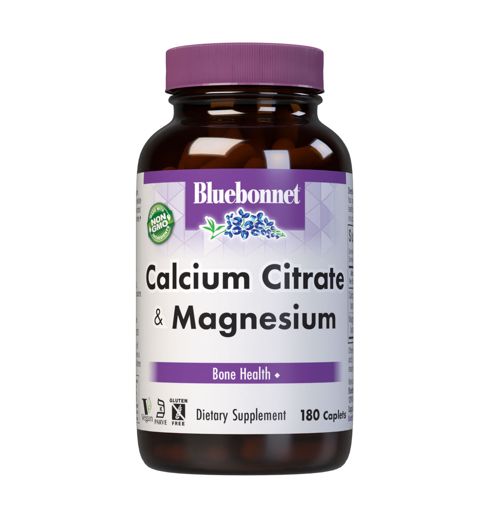 Bluebonnet Nutrition Calcium Citrate & Magnesium 90 Caplets thumbnail 2