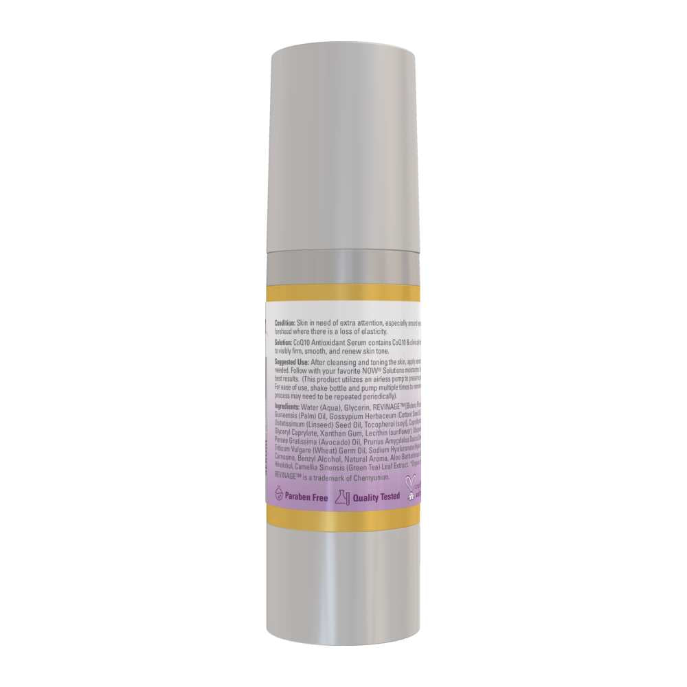 Now Foods Co Q10 Antioxidant Serum – Revitalizing Skin Renewal Formula – Anti-Aging Face Serum – 30 M L thumbnail 2