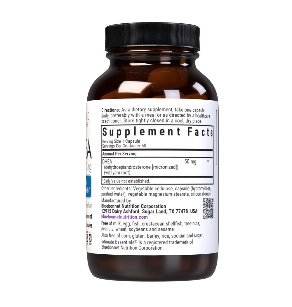 Bluebonnet Nutrition Intimate Essentials Dhea 50 Mg 60 Caps thumbnail 2