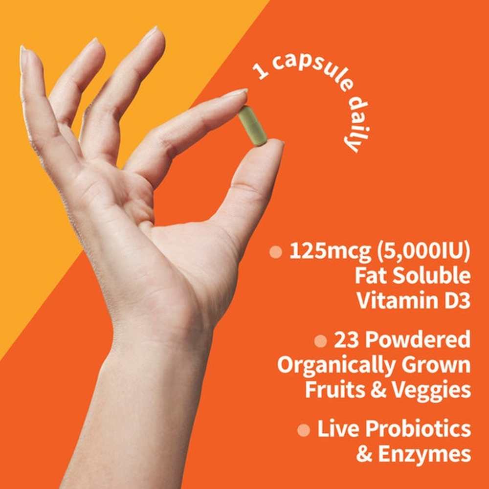 Garden of Life Vitamin Code Raw Vitamin D3 5,000 Iu 60 Capsules thumbnail 2