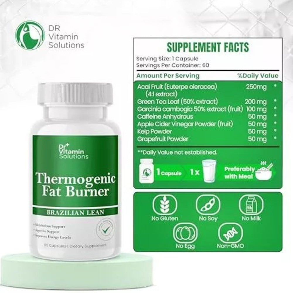 Dr Vitamin Solutions Thermogenic Fat Burner Brazilian Lean thumbnail 2