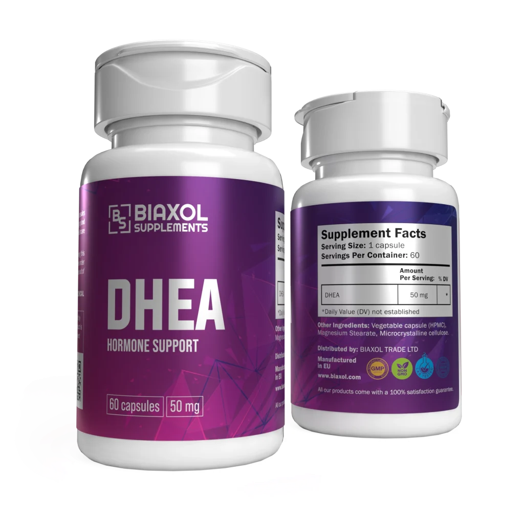 Biaxol Supplements Dhea 60 Caps thumbnail 2