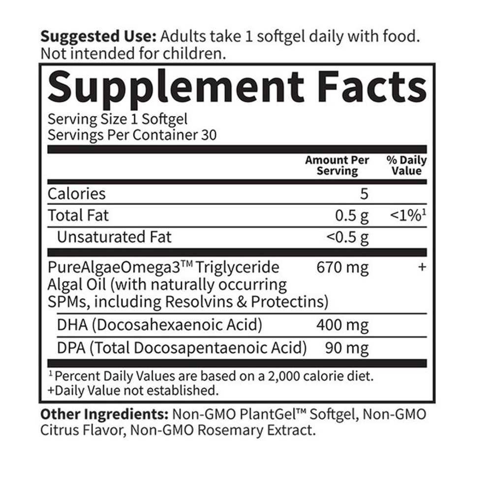 Garden of Life Dr. Formulated Prenatal Dha Vegan 30 Softgels thumbnail 2