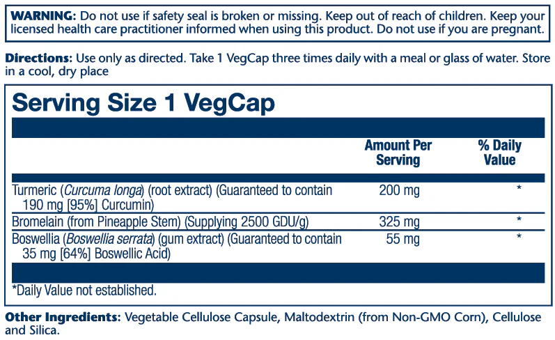 Solaray Turmeric Root Ext, Formula 60 Caps thumbnail 2