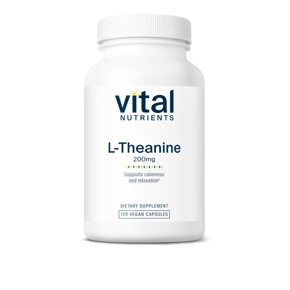 Vital Nutrients L-Theanine 200 Mg 60 Caps thumbnail 2