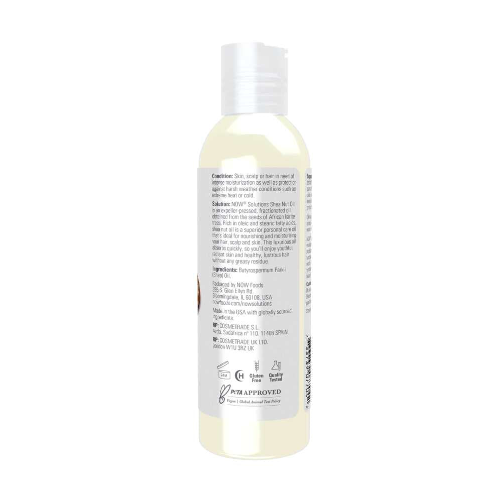 Now Foods Shea Nut Oil – 100% Pure & Moisturizing – Nourishing Skin & Hair Oil – 118 M L thumbnail 2