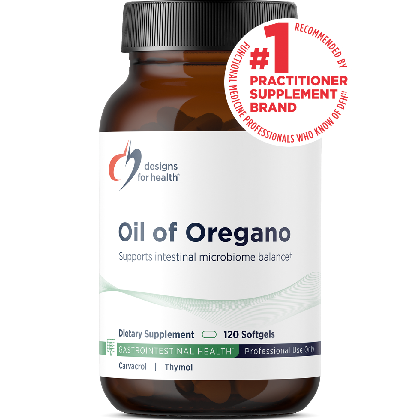 Designs for Health Oil of Oregano 60 Softgels thumbnail 2