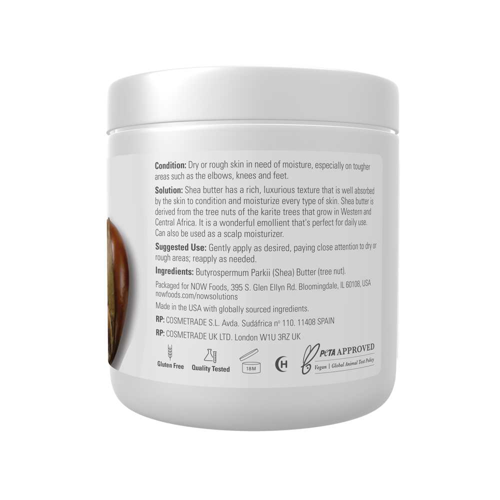 Now Foods Shea Butter – 100% Pure & Emollient-Rich – Seals in Moisture for Skin & Hair – 198 G1 (net Wt. 7 Oz.) thumbnail 2