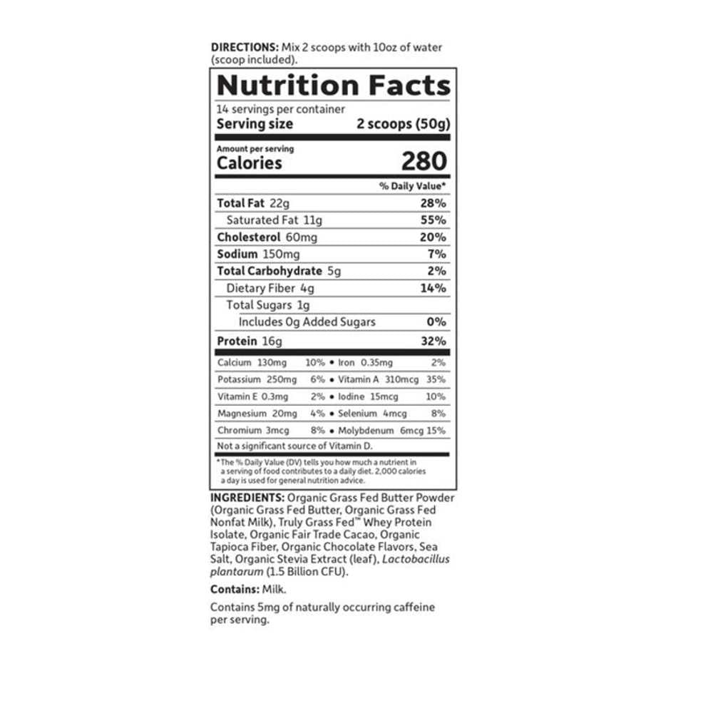 Garden of Life Dr. Formulated Keto Meal Balanced Shake Chocolate 24.69oz (700g) Powder thumbnail 2