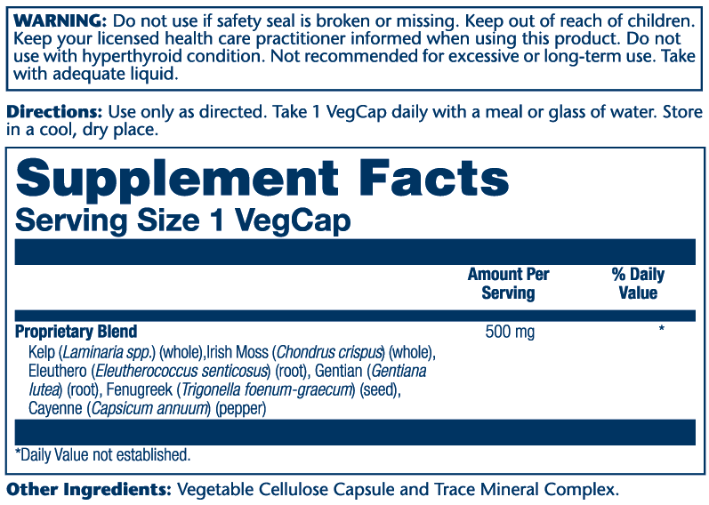 Solaray Thyroid Blend Sp-31 100 Caps thumbnail 2