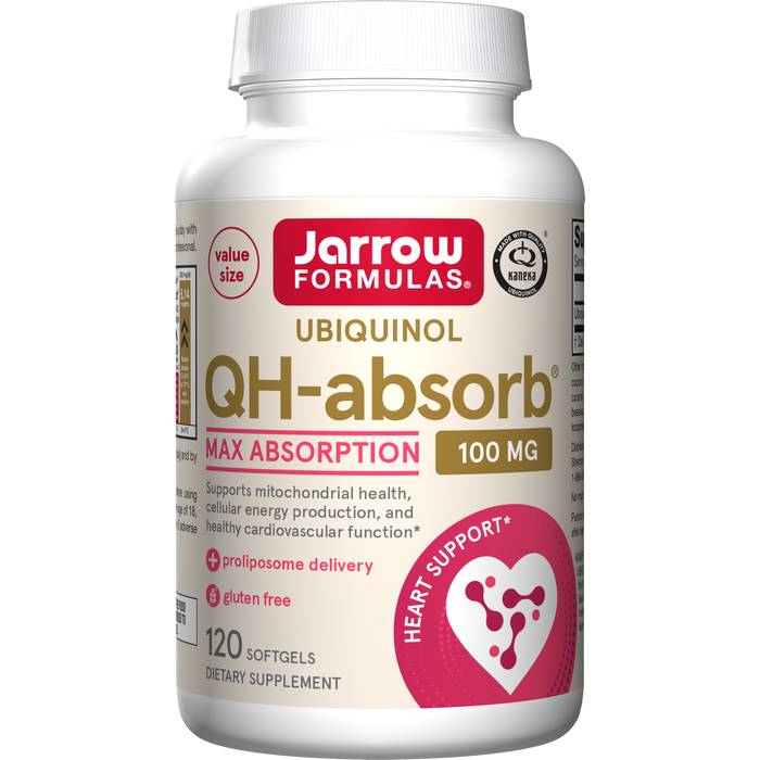 Jarrow Formulas Qh-Absorb® - 100mg 60 Softgels thumbnail 2
