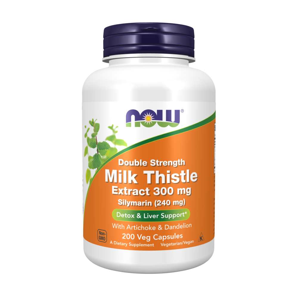 Now Foods Milk Thistle 300 Mg – Liver Cleanse with Artichoke & Dandelion – 50 Capsules thumbnail 4
