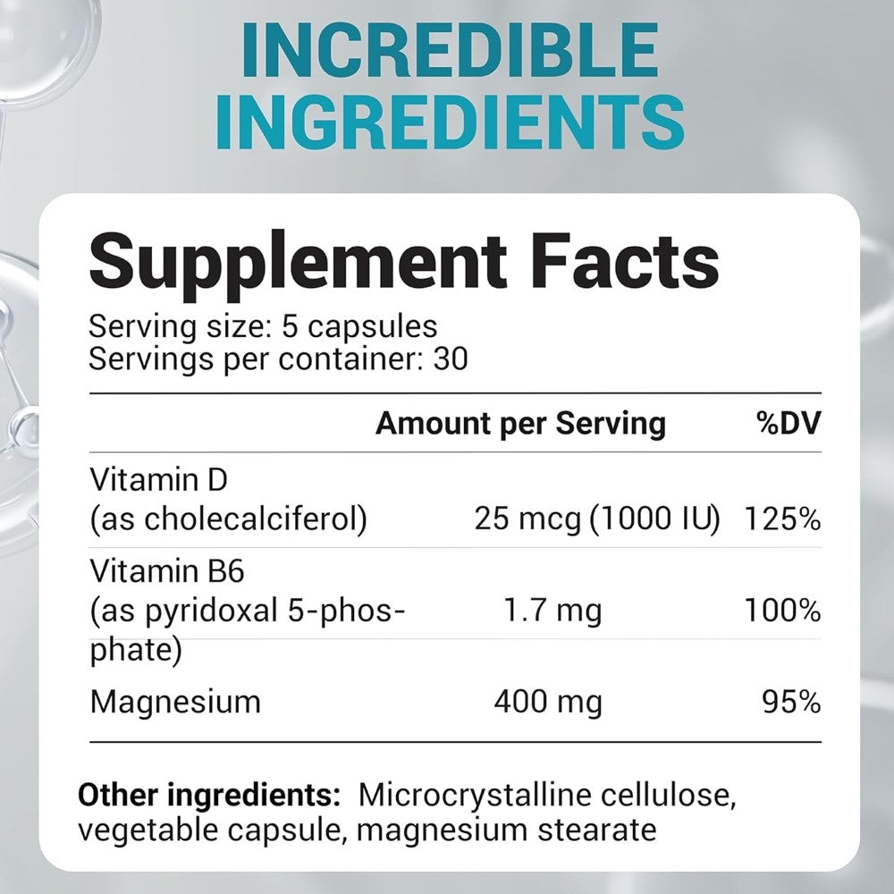 Dr. Berg Magnesium Glycinate – 150 Capsules | High-Absorption Magnesium Supplement thumbnail 2