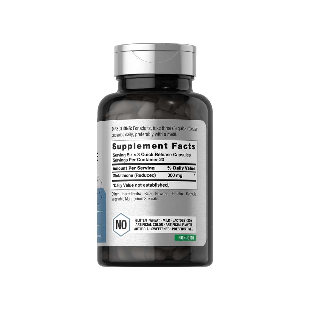 Horbäach Glutathione 300mg per Serving | 60 Capsules thumbnail 2